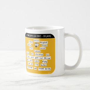 Mug MJ1445 mahoney Joe, Capricorne, starsign, zodiaque