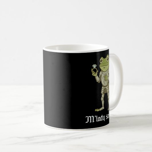 Mug M'lady Said Yes Funny Frog Couple Matching (Devant droit)