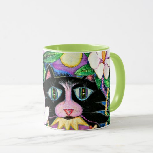 Mug Mlle Jazz Kitty Magnolia Mud (Devant droit)