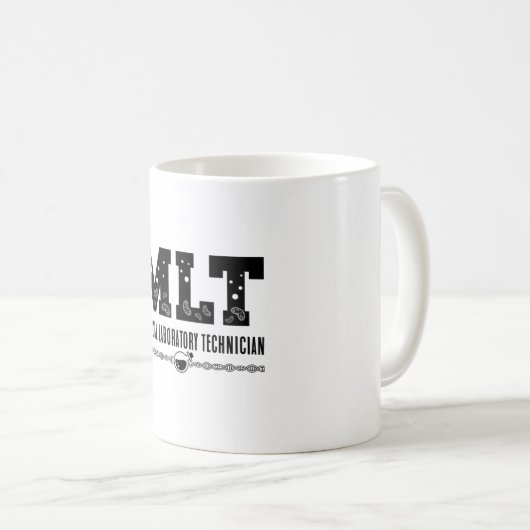 Mug MLT Medical Laboratory Technician Science Lab Tech (Devant droit)