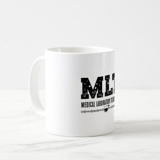 Mug MLT Medical Laboratory Technician Science Lab Tech (Devant gauche)