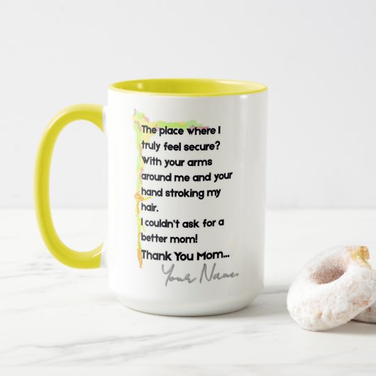 Mug MM01 #ThankYouMom (Avec donut)