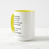 Mug MM01 #ThankYouMom (Devant gauche)
