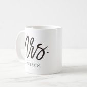 Mug Mme calligraphie personnalisée (Devant gauche)