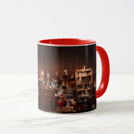 Mug Mme Claus En Robe Tricot (Devant droit)