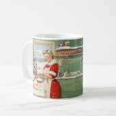 Mug Mme Claus Plaisir De La Cuisine De Vacances (Devant gauche)