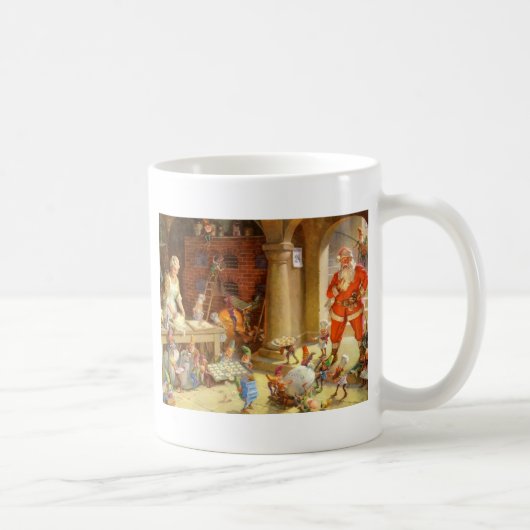 Mug Mme Claus & Santas Elves cuire des cookies de Noël (Droite)