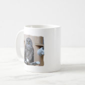 Mug Mme hibou barré - nid d'OctoBox (Devant gauche)