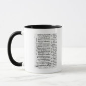 Mug Mme Latin Lectionary (Gauche)