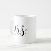 Mug Mme Modern Calligraphy | Typographie noire (Devant gauche)