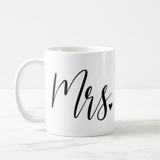 Mug Mme Mug, cadeau pour elle, M. et Mme Mug, cadeau (Gauche)
