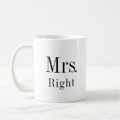 Mug Mme Right et Mme Always Right Femme (Gauche)