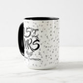 Mug Mme Right Fun 25e anniversaire d'argent (Devant gauche)