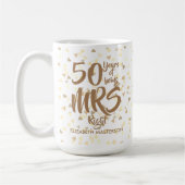 Mug Mme Right Fun 50e anniversaire de mariage (Gauche)