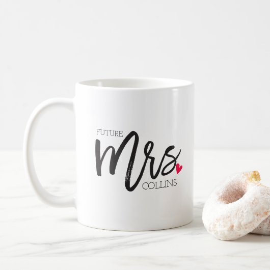 Mug Mme Shoppe | Avenir personnalisé Mme. (Avec donut)