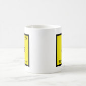 Mug Mme - Symbole d'élément de chimie drôle de scienti (Centre)