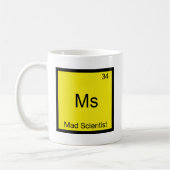 Mug Mme - Symbole d'élément de chimie drôle de scienti (Gauche)