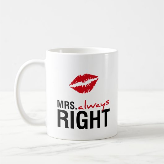 Mug Mme toujours droite (Gauche)