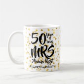 Mug Mme Toujours Raison Fun 50e Anniversaire (Gauche)