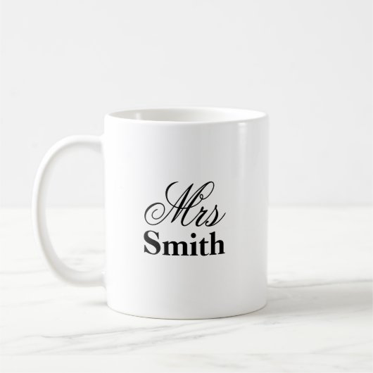 Mug Mme Votre Nom (Gauche)