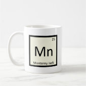 Mug Mn - Chimie du fromage de Monterey Jack Tableau pé (Gauche)