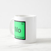 Mug Mo - Modus Operandi Funny Chimie Élément Tee (Devant gauche)