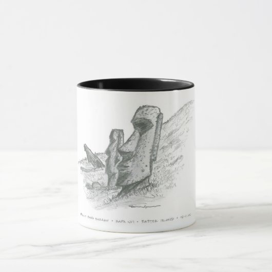 Mug Moai, île de Pâques, Chili (Centre)