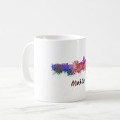 Mug Mobile skyline in watercolor (Devant gauche)