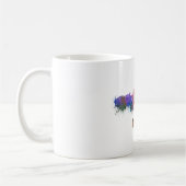 Mug Mobile skyline in watercolor (Gauche)