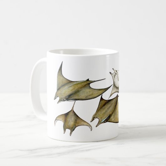 Mug Mobula tarapacana - Chilean Faible Couvertures (Devant gauche)