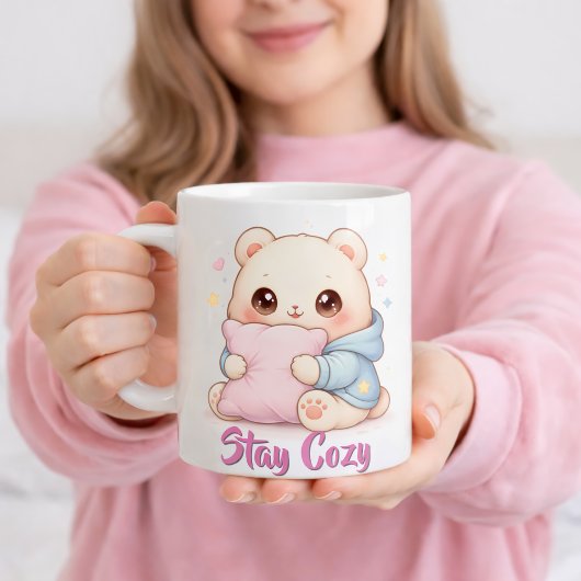 Mug Mochi Cuddle Bear Cute Kawaii Style Pillow Hug