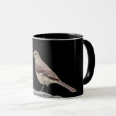 Mug Mockingbird sur une pierre tombale (Devant droit)