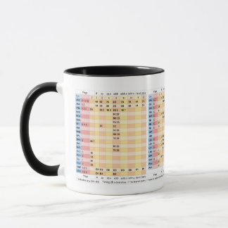 Mug MOD 6502 Instructions avec drapeaux, code optionne