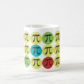 Mug Mod pi - Cadeau coloré de pi (Centre)