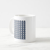Mug Mod Retro Blue Abstrait Scarab Motif (Devant gauche)
