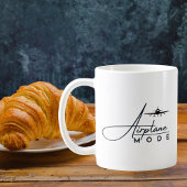 Mug Mode avion, Voyage, Script minimal, Aviation