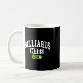 Mug Mode Billard activé - Drôle Joueur Billard (Gauche)