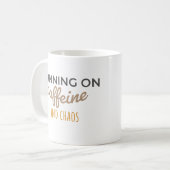 Mug Mode caféine et chaos (Devant gauche)