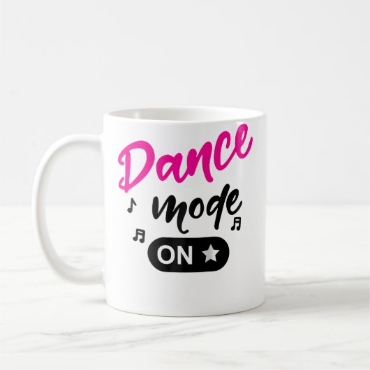 Mug Mode Danse Activé danse Maman Mode Danse danse Mod (Gauche)