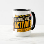 Mug Mode Date Limite Chat Cadeau Drôle pour les Amateu (Devant droit)