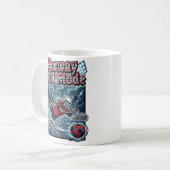 Mug Mode de but norvégien squelette attaquant nations (Devant gauche)