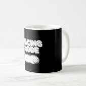 Mug Mode de course drôle disant avec interrupteur à ba (Devant droit)