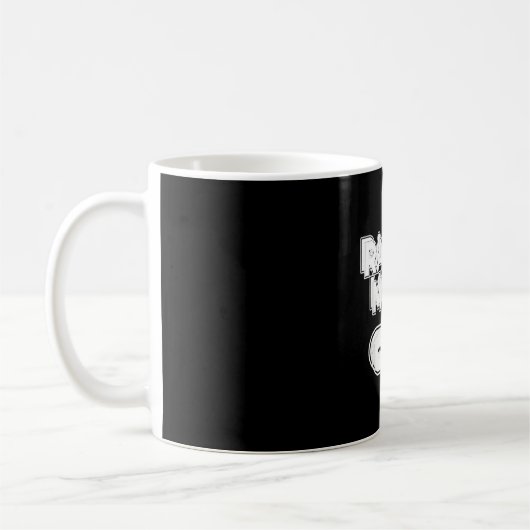 Mug Mode de course drôle disant avec interrupteur à ba (Gauche)