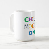Mug Mode détente activé (Devant gauche)