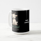 Mug Mode discussion chèvre : ACTIVÉ | Création drôle d (Devant gauche)