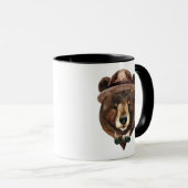 Mug Mode d'ours d'aquarelle (Devant droit)