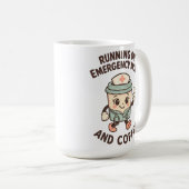 Mug Mode d'urgence actif - Alimenté par café (Devant droit)