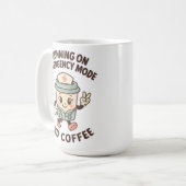 Mug Mode d'urgence actif - Alimenté par café (Devant gauche)