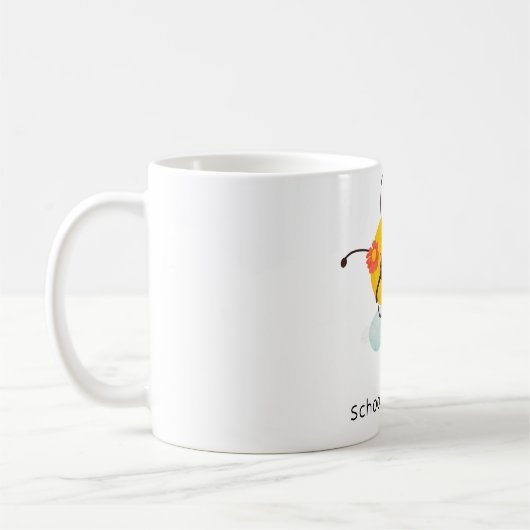 Mug "Mode école : OFF - Chillin' Bee" (Gauche)