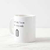 Mug Mode économie d'énergie (Devant gauche)